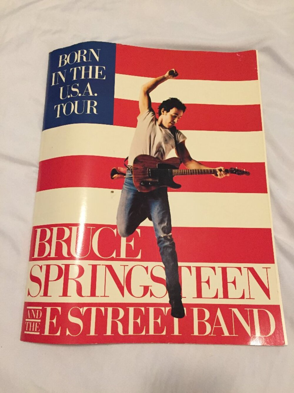 Bruce SPRINGSTEEN 1984 BORN IN THE USA Tour Concert Book Frankfort, GERMANY/TIC
